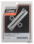 Rear Chain adjuster BT36-72 White plated For Harley-Davidson