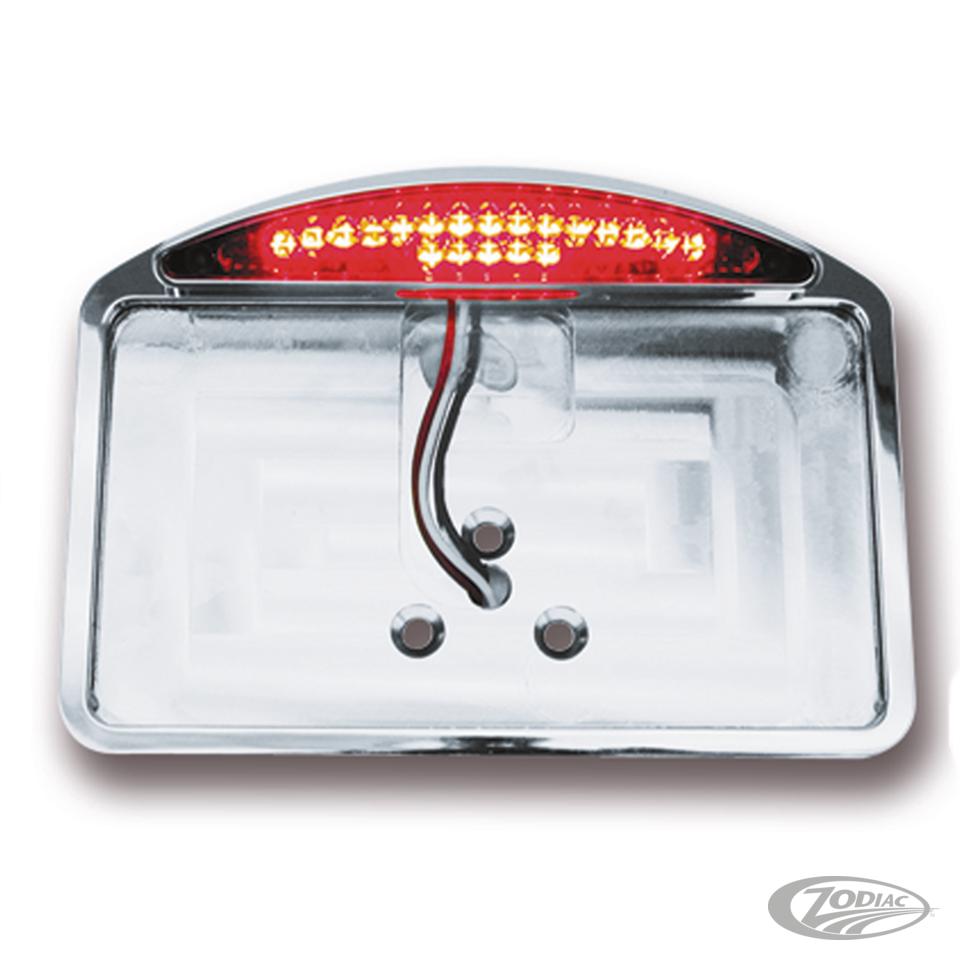 GZP License plate bracket LED Light For Harley-Davidson