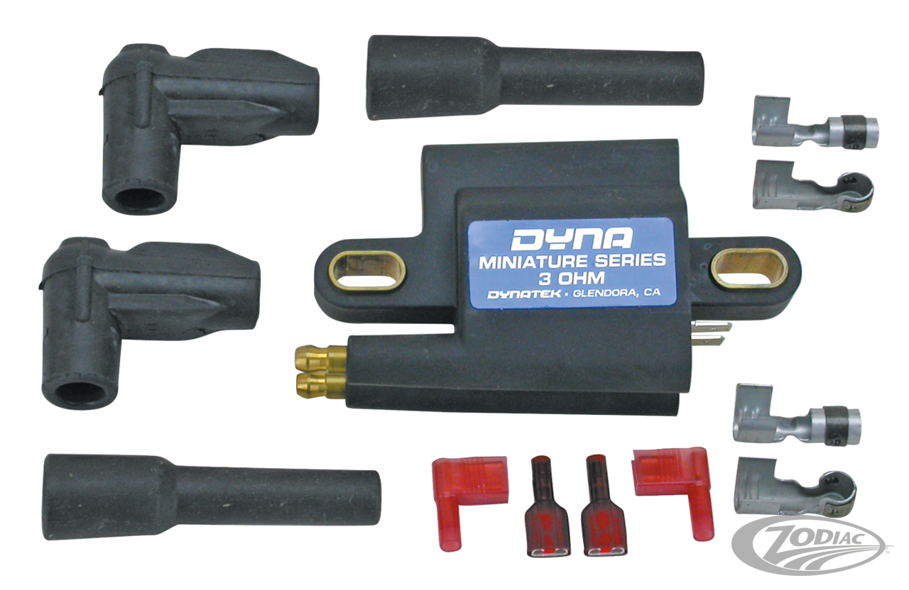 DYNA Mini coils 3 Ohm dual output set2 For Harley-Davidson