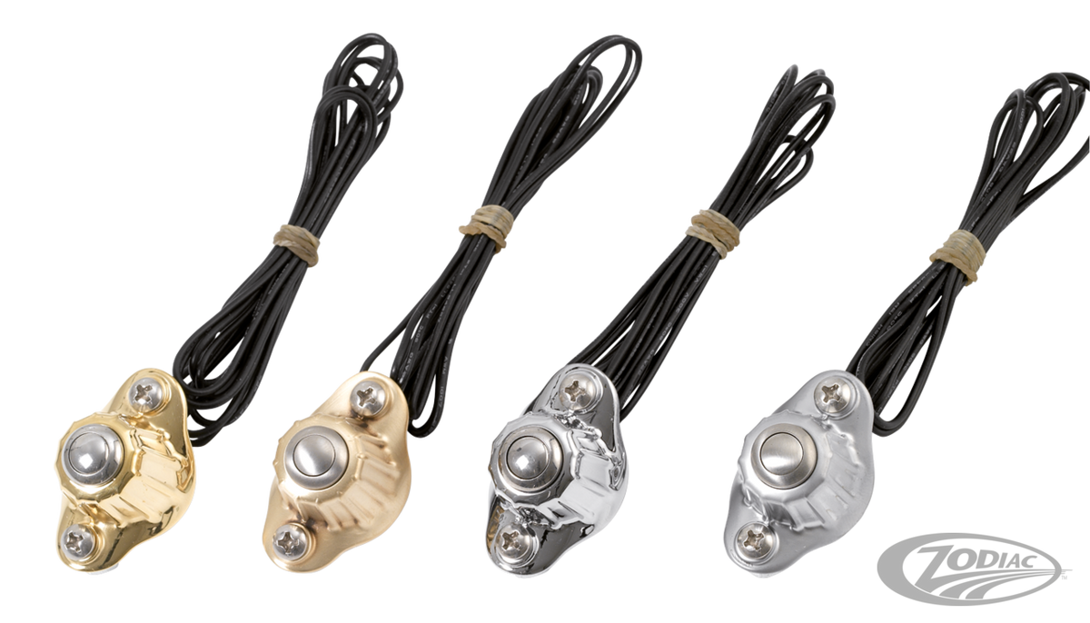 K-Tech deluxe switchhousing satin chrome For Harley-Davidson