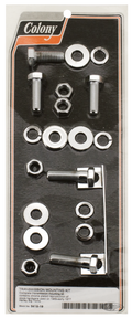Transmission mounting kit BT65-E77 Chrom For Harley-Davidson