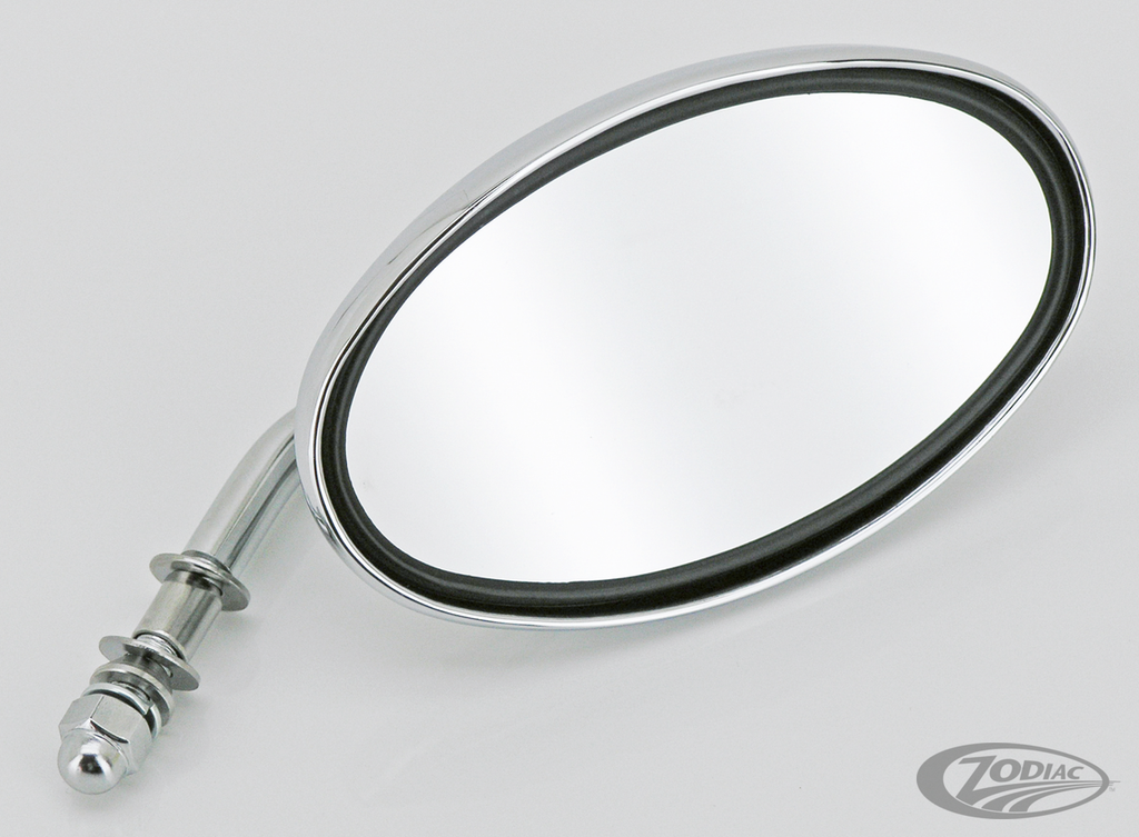 GZP Slimline mirror with visor & Eagle l For Harley-Davidson