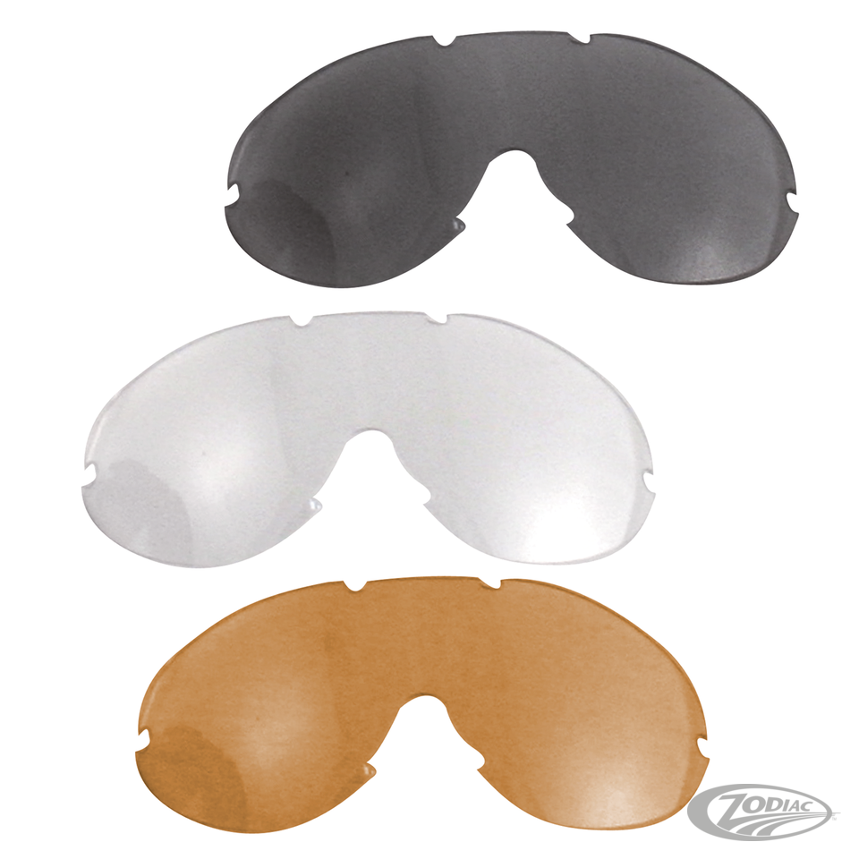 Phoenix goggles gloss black frame For Harley-Davidson