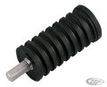 GZP Shift Peg w/short stud black rubber For Harley-Davidson