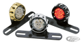 GZP Brass RII LED taillight w/license br For Harley-Davidson