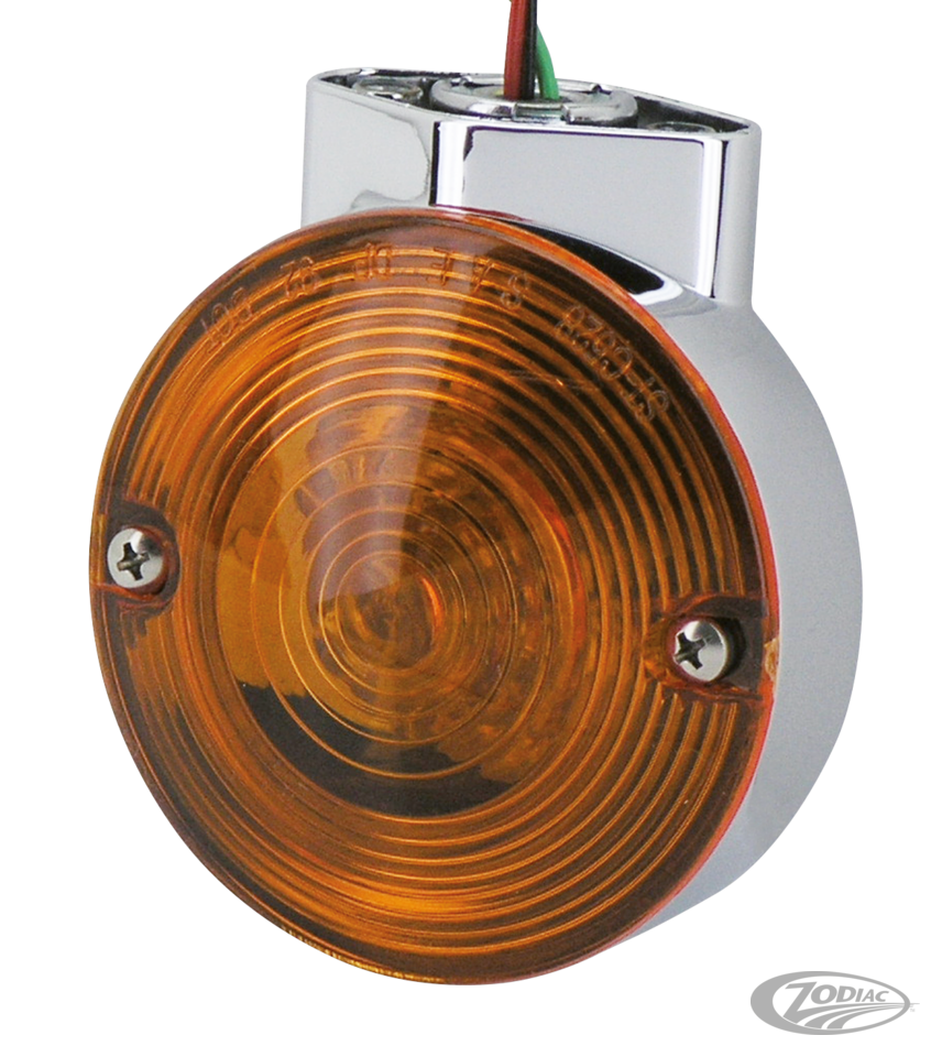 GZP Amber 2-LED turn signal FLH/T86-up For Harley-Davidson