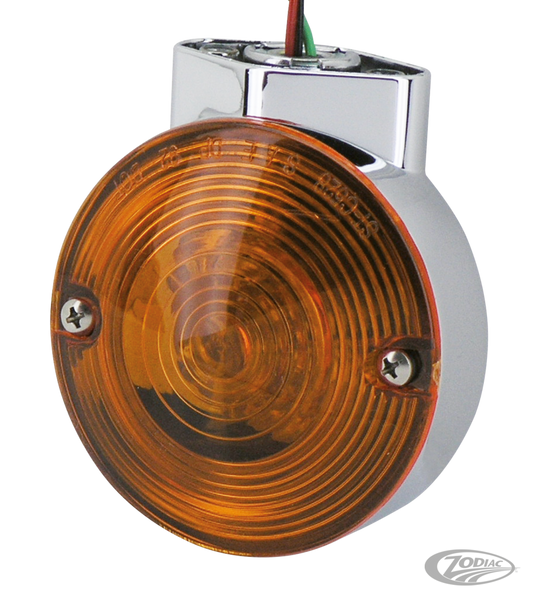 GZP Amber 2-LED turn signal FLH/T86-up For Harley-Davidson