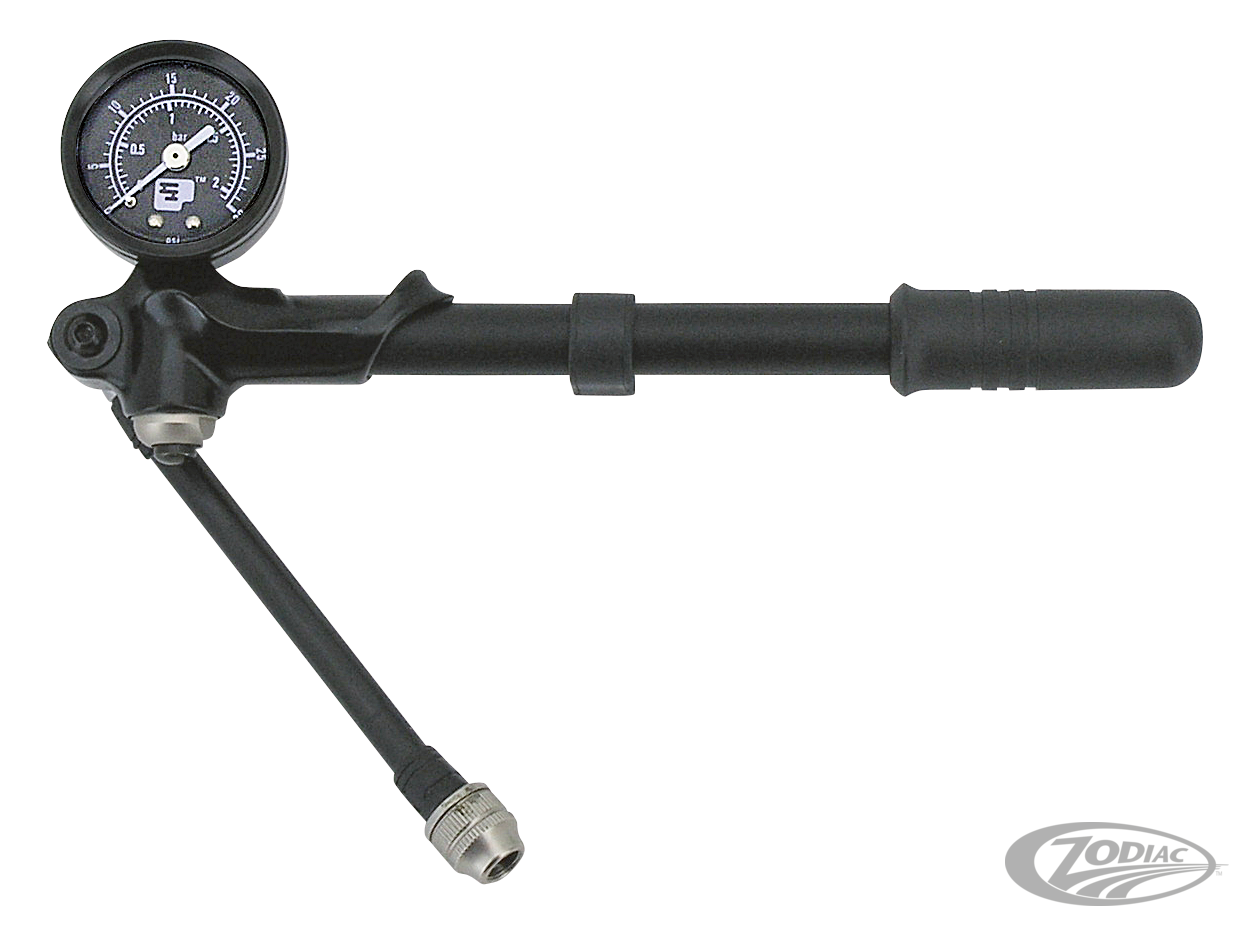 P.S. Gauge mounted Midi pump 0-30PSI For Harley-Davidson