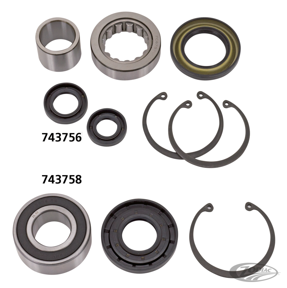 Inner primary bearing+seal kit BT85-06* For Harley-Davidson