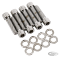 Lifter base screws BT99-up XL04-up chrom For Harley-Davidson