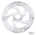 Disc rotor 11,5" 5-spoke slotted/drilled For Harley-Davidson
