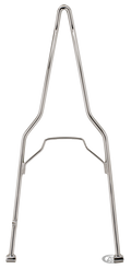 Chr rigid sissybar 26" high 6" flat fndr For Harley-Davidson
