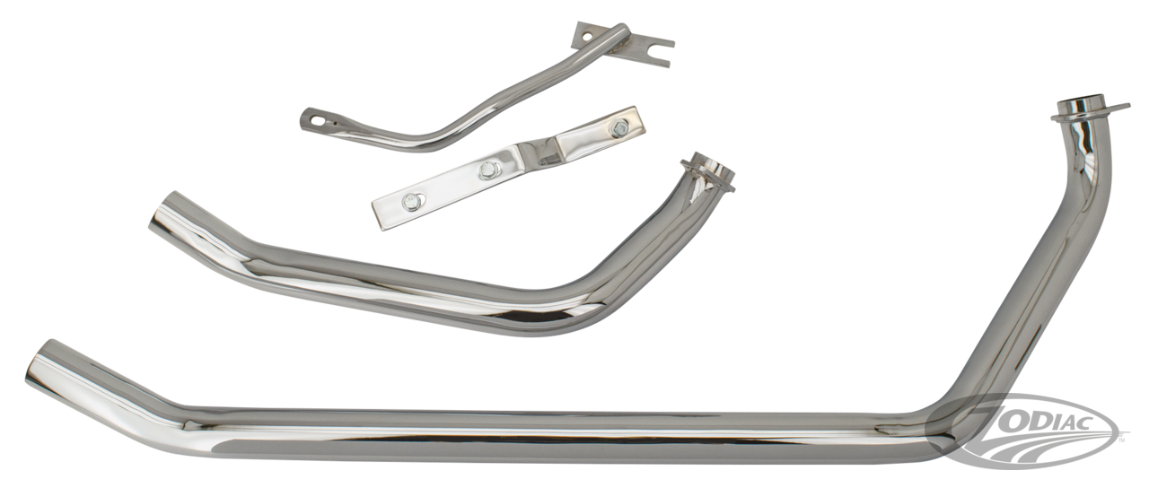 Chr Upsweep exhaust header BT70-84 swing For Harley-Davidson