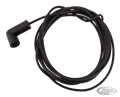 GHDP push-on terminal, black For Harley-Davidson