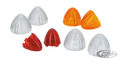 Plain Bullet Clear Lenses 86-01 hi-hatst For Harley-Davidson
