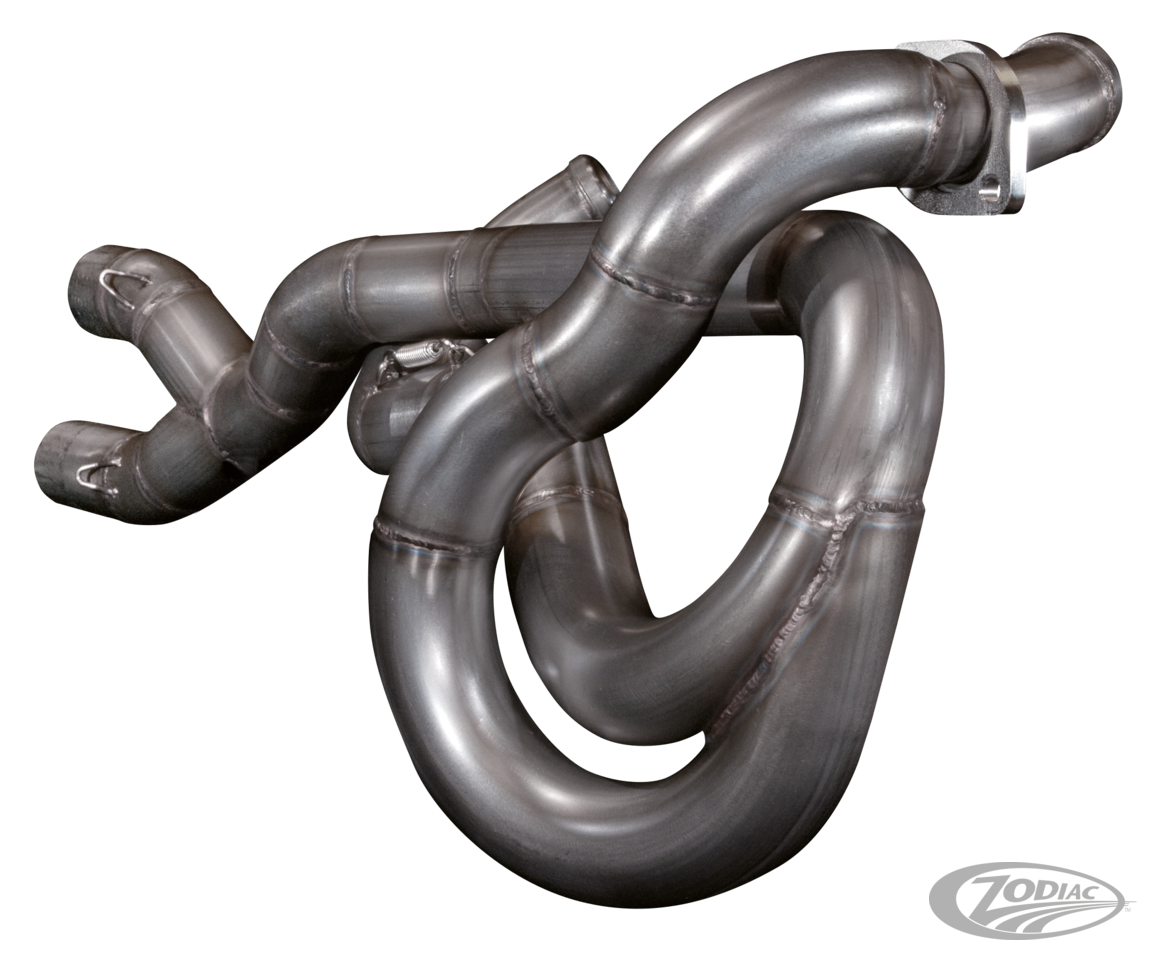 MAD Exhausts Twister XL86-UP stainless For Harley-Davidson