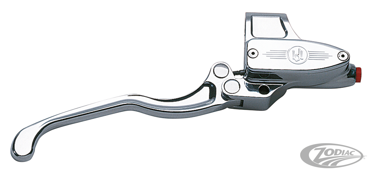 Contour mastercyl. 9/16" w/o brakelight For Harley-Davidson