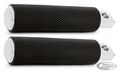 Knurled Fusion Footpegs - Blue For Harley-Davidson
