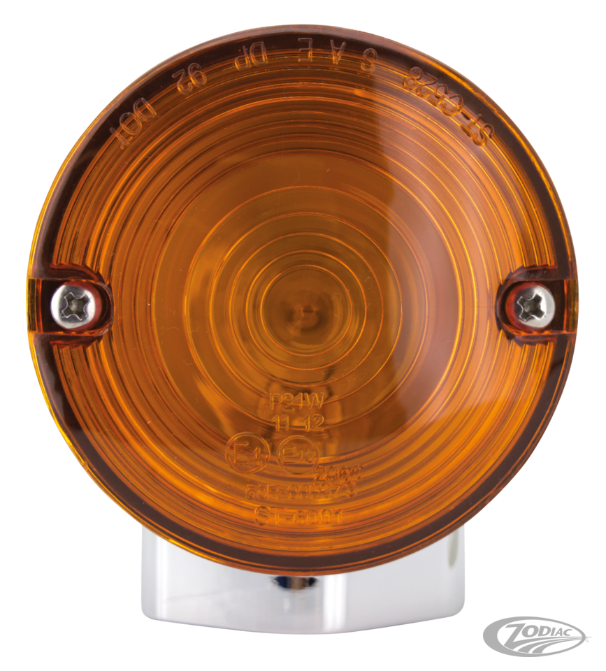 GZP Turn signal amber FLH/T86-up sing For Harley-Davidson