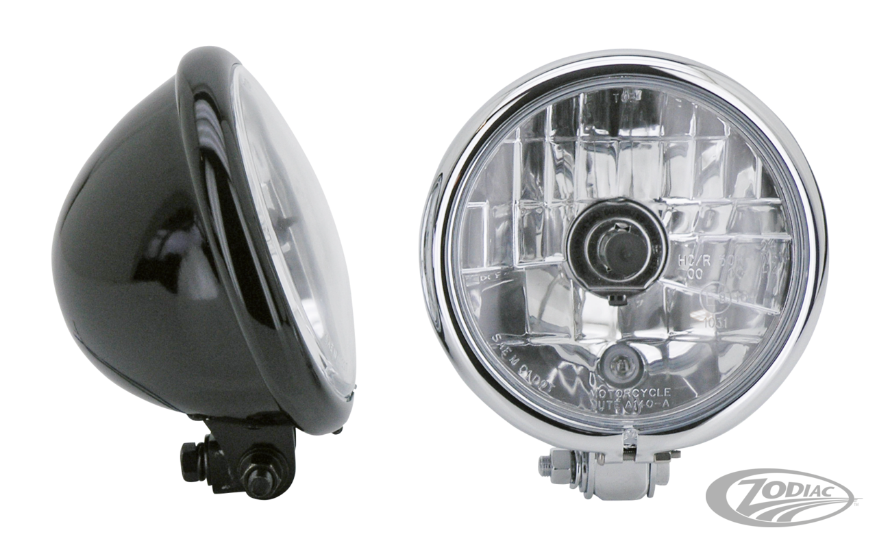 GZP Chr duo 5.75" headlight For Harley-Davidson