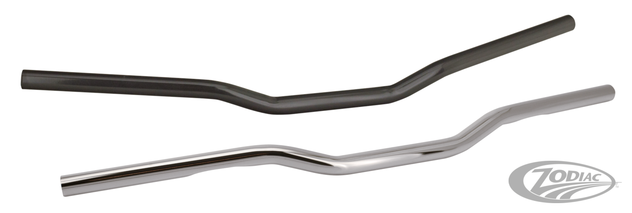 GZP Chrome Dirt Track bar Dimpled 2" For Harley-Davidson