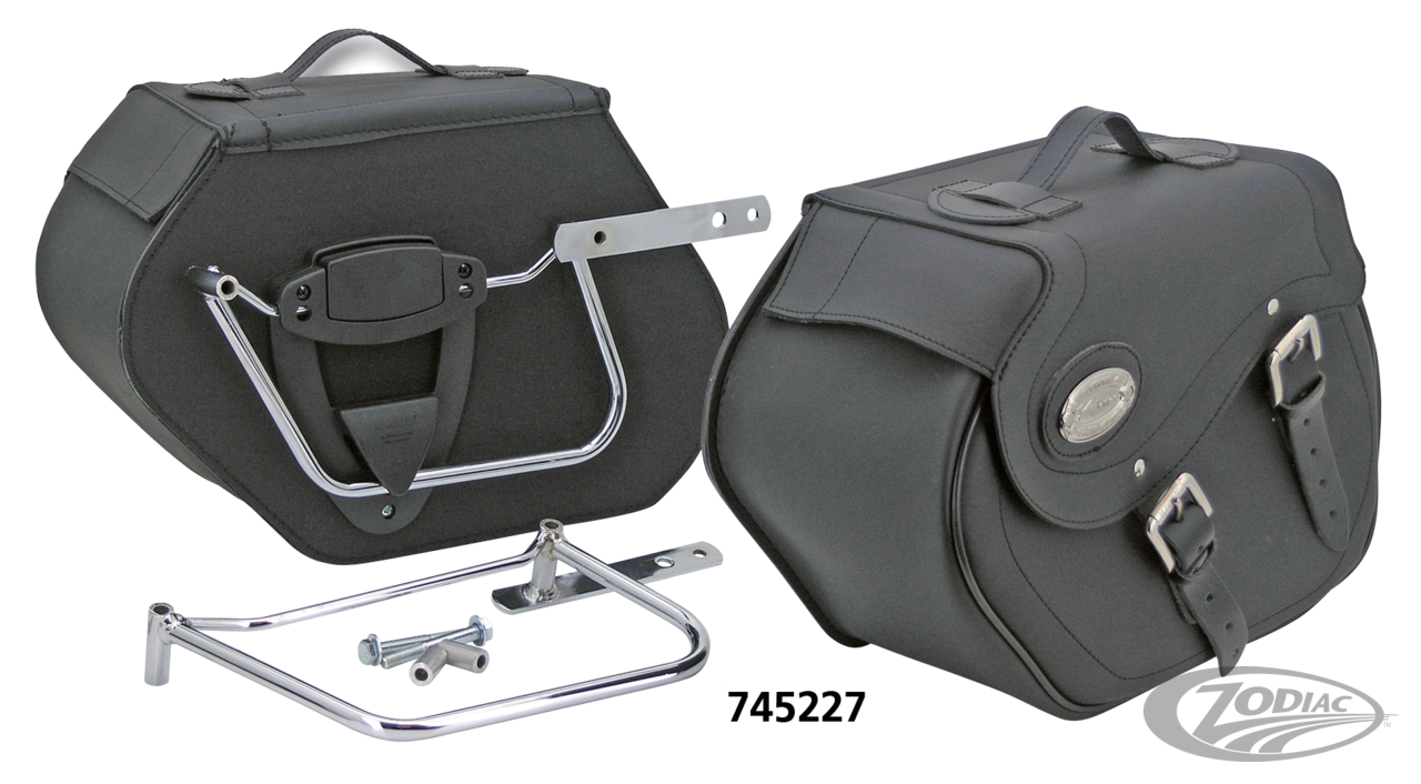 K-Drive Iparex Click&lock bags FXD07-17 For Harley-Davidson