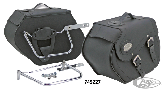 K-Drive Iparex Click&lock bags FXD07-17 For Harley-Davidson