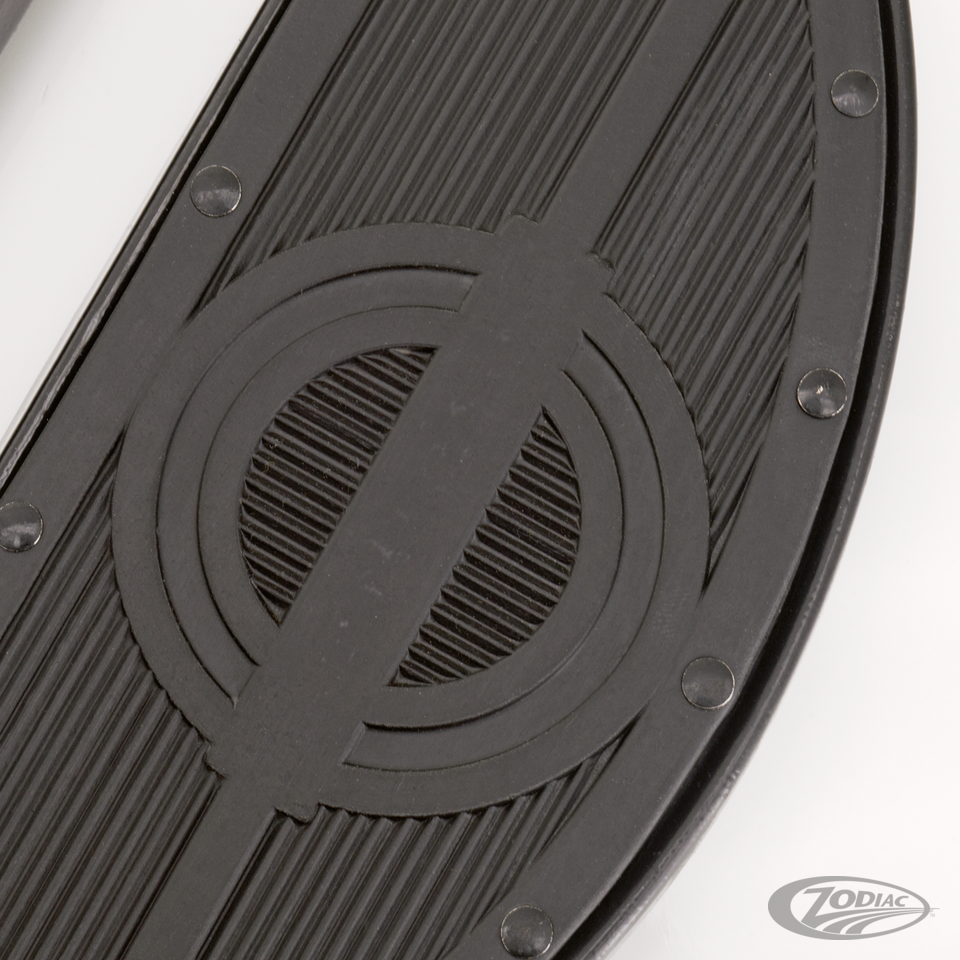 Footboard set black 41-64 For Harley-Davidson