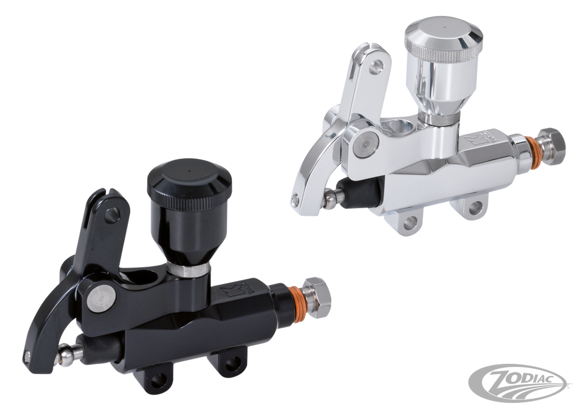 K-T wire operated m/c w/o reservoir Poli For Harley-Davidson