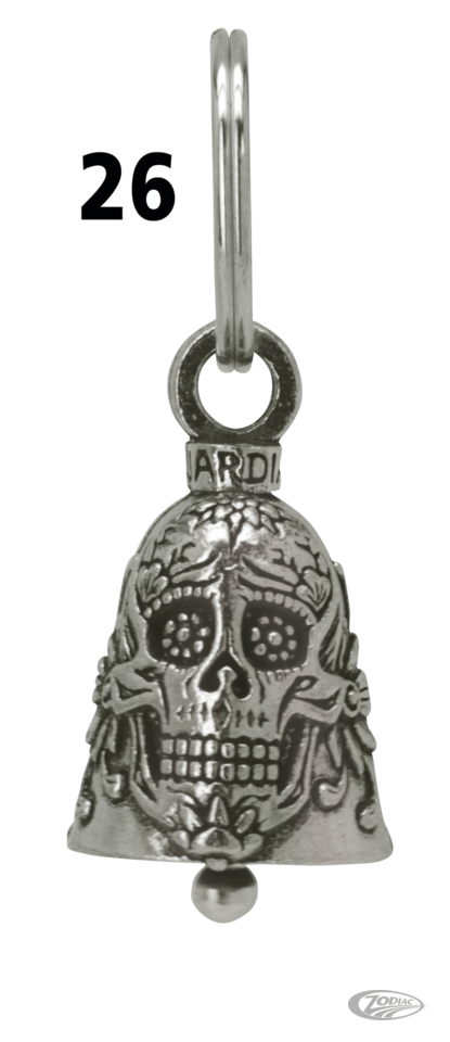 Guardian Bell "Sugar Skull Bell" For Harley-Davidson