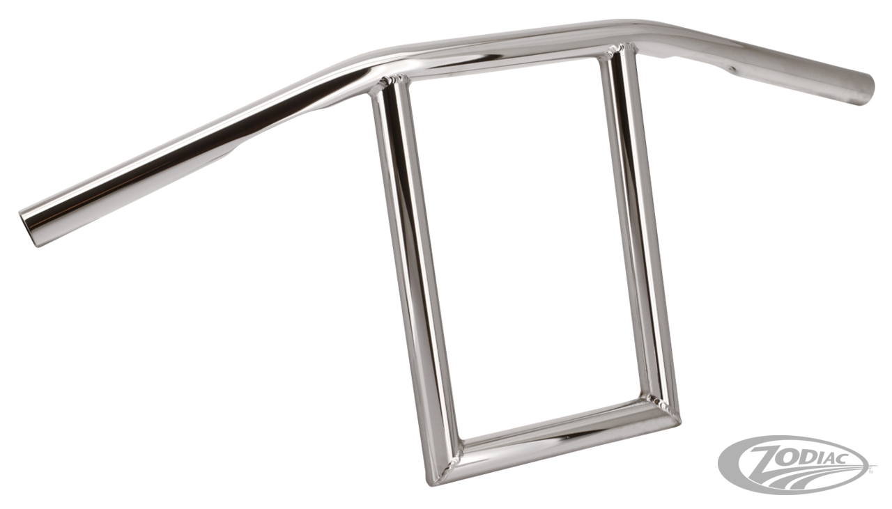 GZP Chrome Window bars dimpled 10" For Harley-Davidson