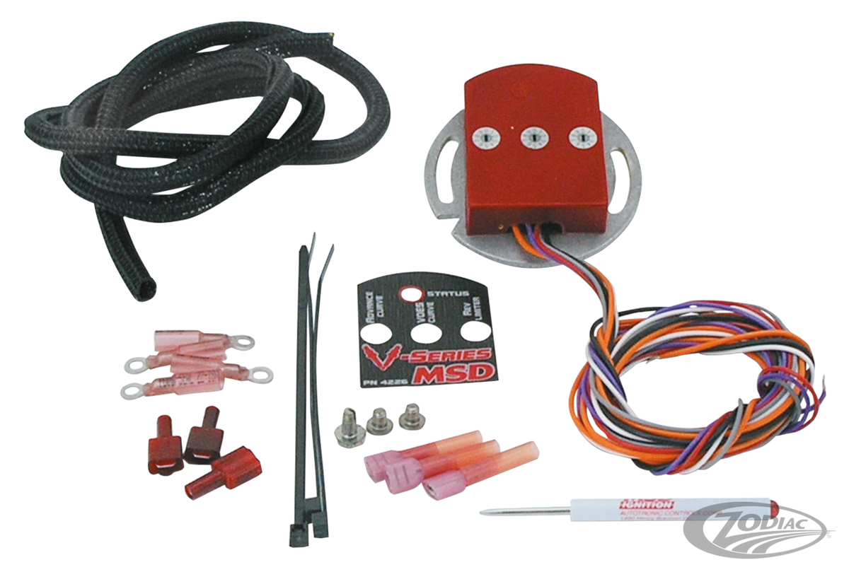 MSD V-Series nose cone type ignition For Harley-Davidson