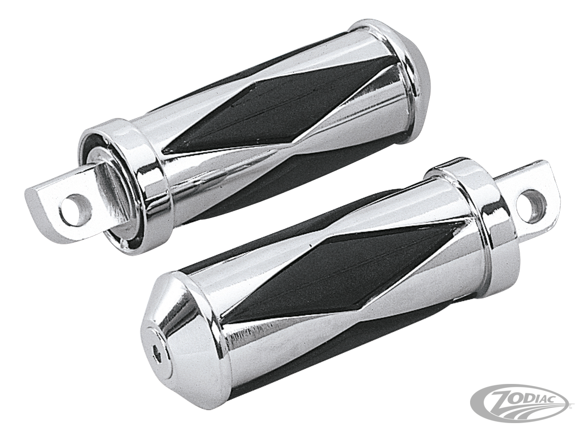 GZP Diamond foot pegs,pass. male For Harley-Davidson