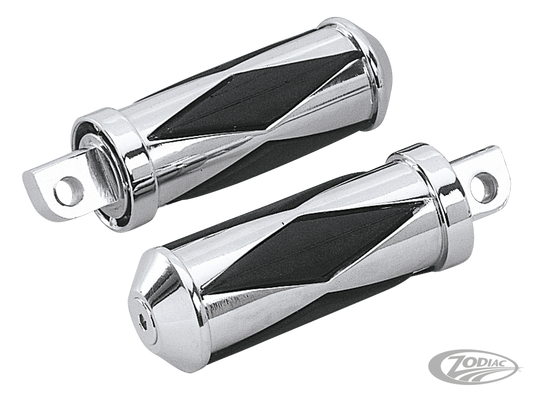 GZP Diamond foot pegs,pass. male For Harley-Davidson