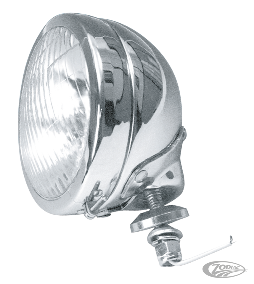 GZP 4 1/2" spotlight with lens and bulb For Harley-Davidson