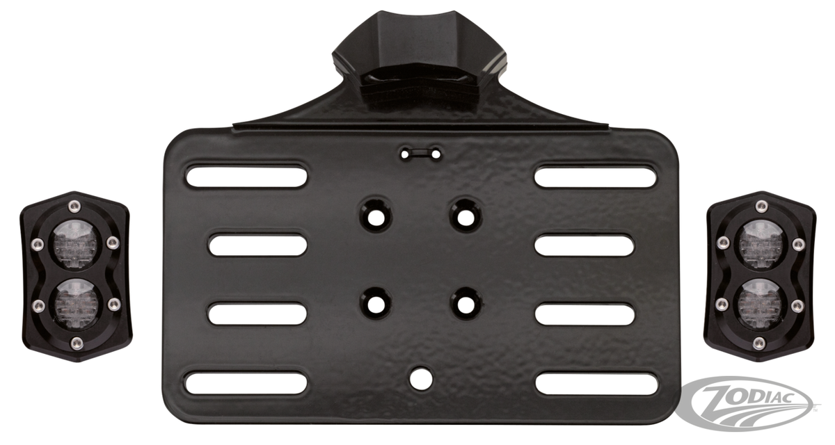 Vity's Taillight/licenseplate kit black For Harley-Davidson