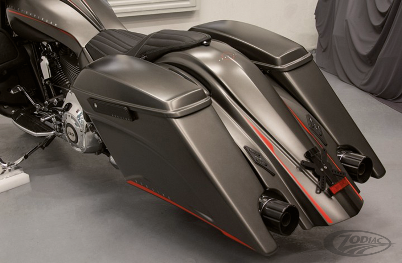 Magnus stretched saddlebags FLH/T14-UP For Harley-Davidson