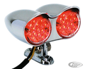 GZP Hi Glide Dual red light clear lens E For Harley-Davidson