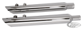 Chr Slip-ons FLH/T17-up Slash Up 1-3/4"b For Harley-Davidson