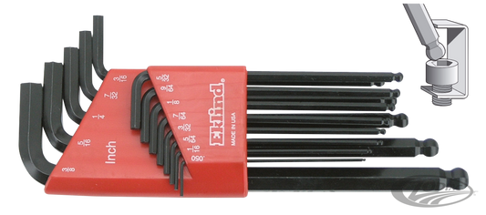 Eklind 13 Piece Ball Hex L key set For Harley-Davidson