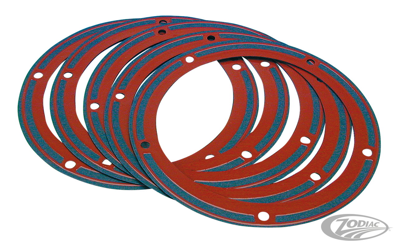 5pck Clutch cvr gasket sil TC #25416-99A For Harley-Davidson