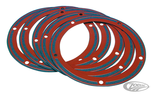 5pck Clutch cvr gasket sil TC #25416-99A For Harley-Davidson