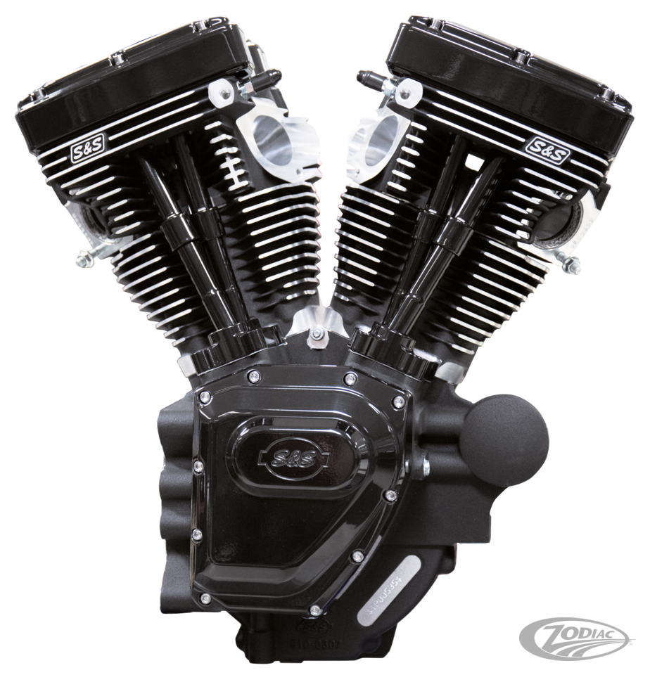 S&S T124 black ed no carb/ign FLH/T07-16 For Harley-Davidson