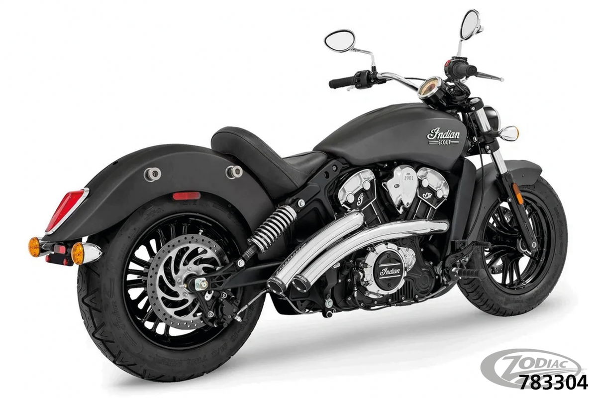 RADICAL X-O STAR CH/SCLP BK SCOUT14-up For Harley-Davidson