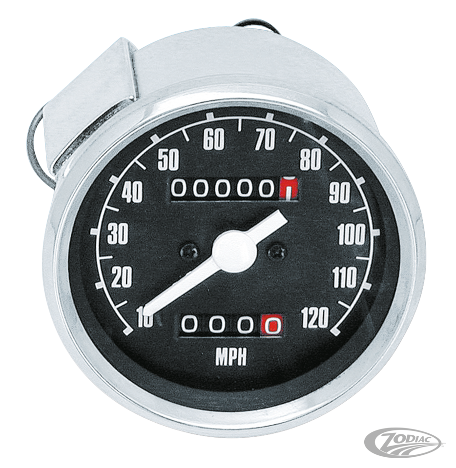 GZP Speedometer MPH for FX models 73- For Harley-Davidson