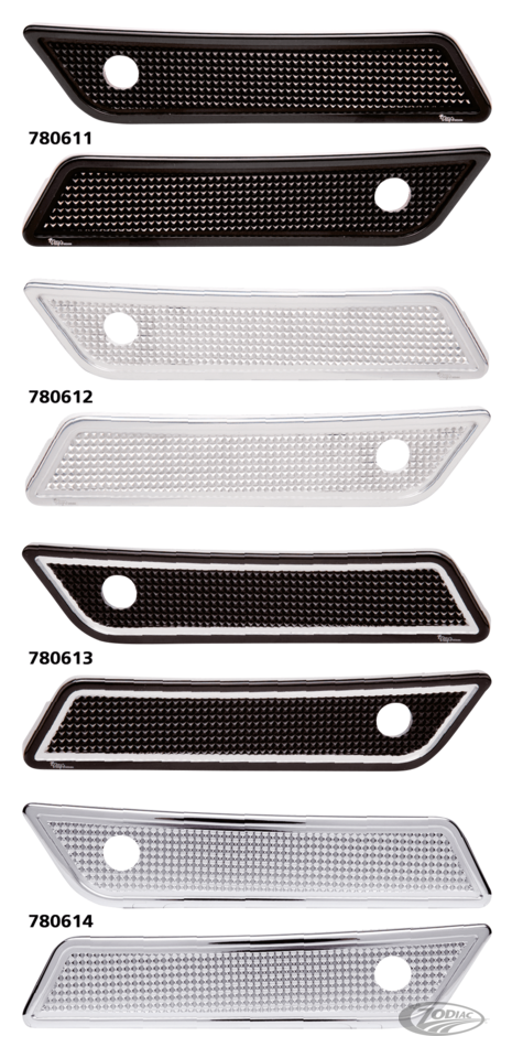 DIAMOND LATCH COVER CHROME 14-up For Harley-Davidson