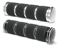 RING LEADER GRIPS, CBL , CHR For Harley-Davidson