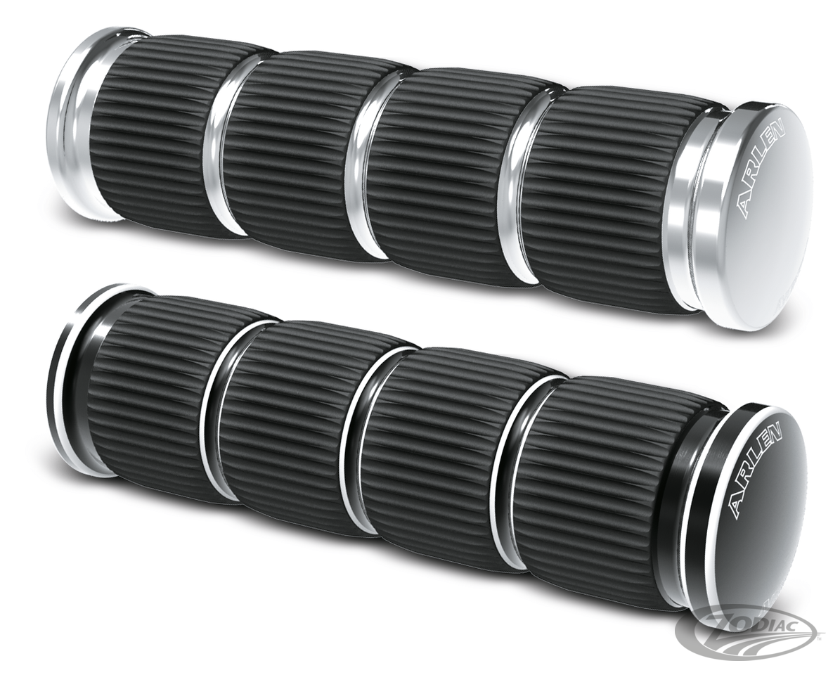 RING LEADER GRIPS, CBL , CHR For Harley-Davidson