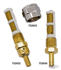 K-Tech 3/8"NPT polished brass petcock For Harley-Davidson