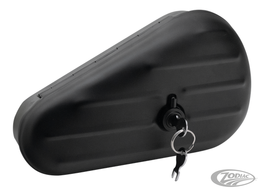 Oval Toolbox black 41-UP For Harley-Davidson